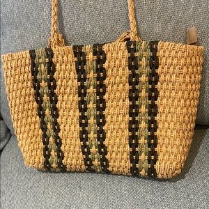 Wicker large tote bag!